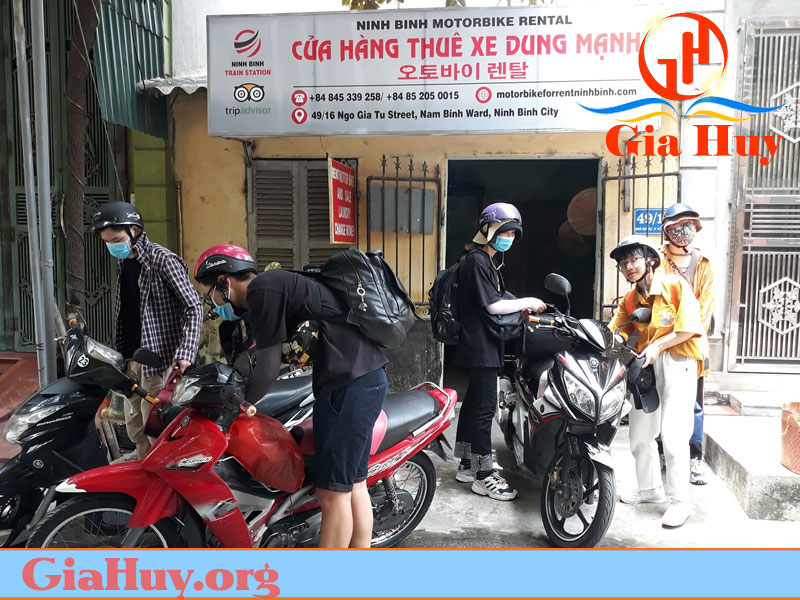 thuê xe máy giá rẻ tại Ninh Bình