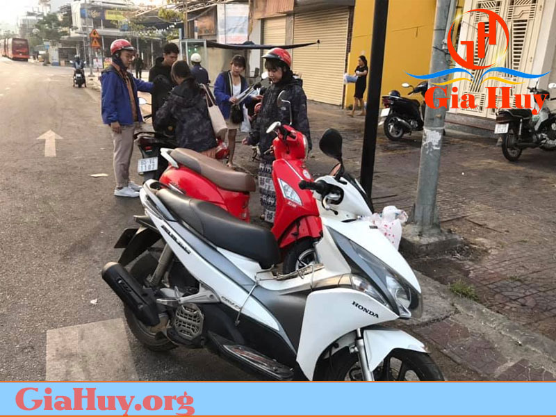 dịch vụ thuê xe máy của chị Thu tại Quảng Bình